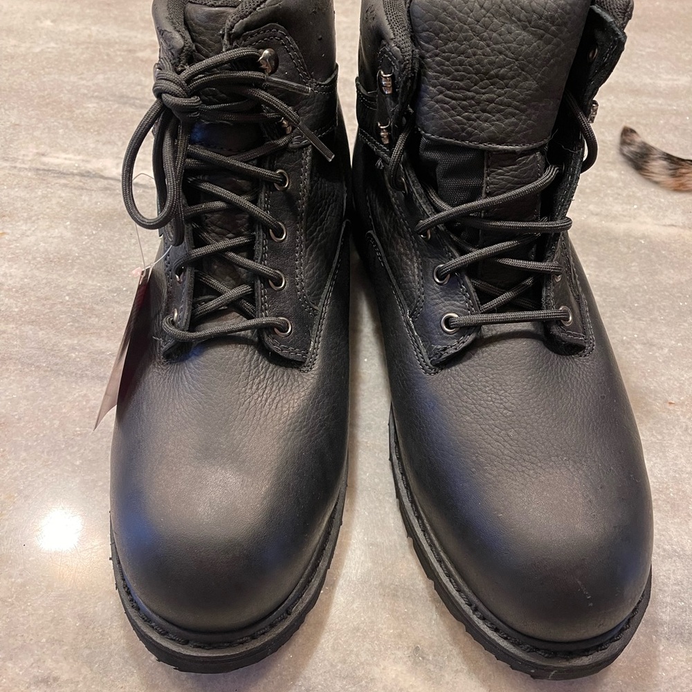 Men's Black Leather Boots